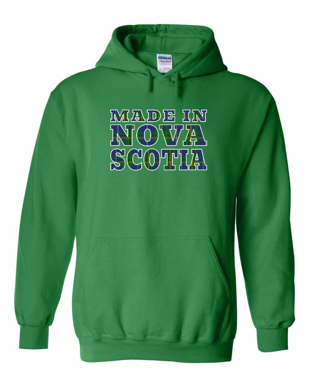 Made In NS ( Tartan Lettering) Pullover Hoodie - Unisex