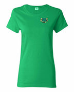 NS Flowers Left Chest Women's Tee