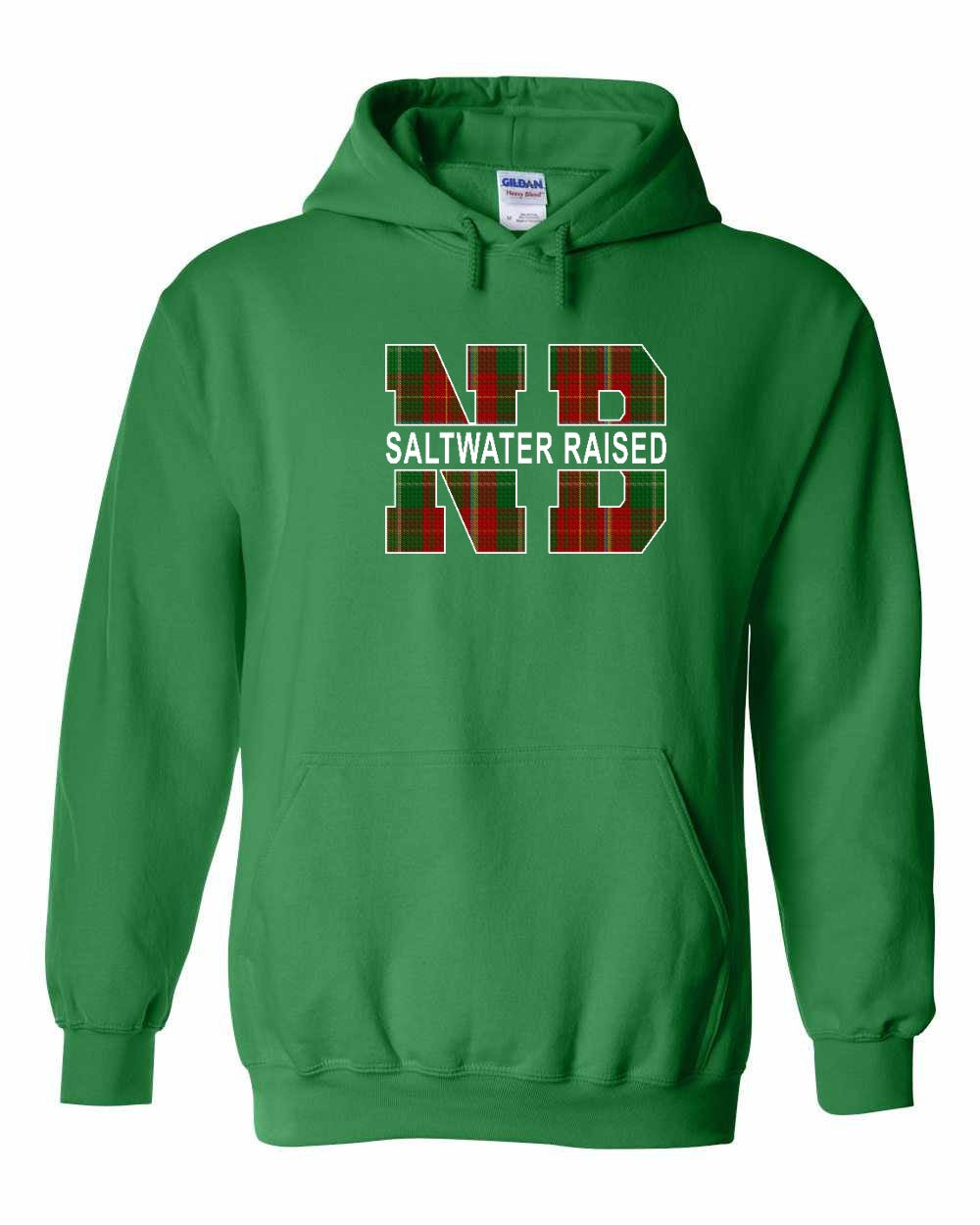 NB Saltwater Raised Full Front Pullover Hoodie Printed NOT STITCHED