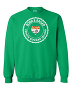 Born and Raised PEI Heart Flag Crewneck Sweatshirt - Unisex