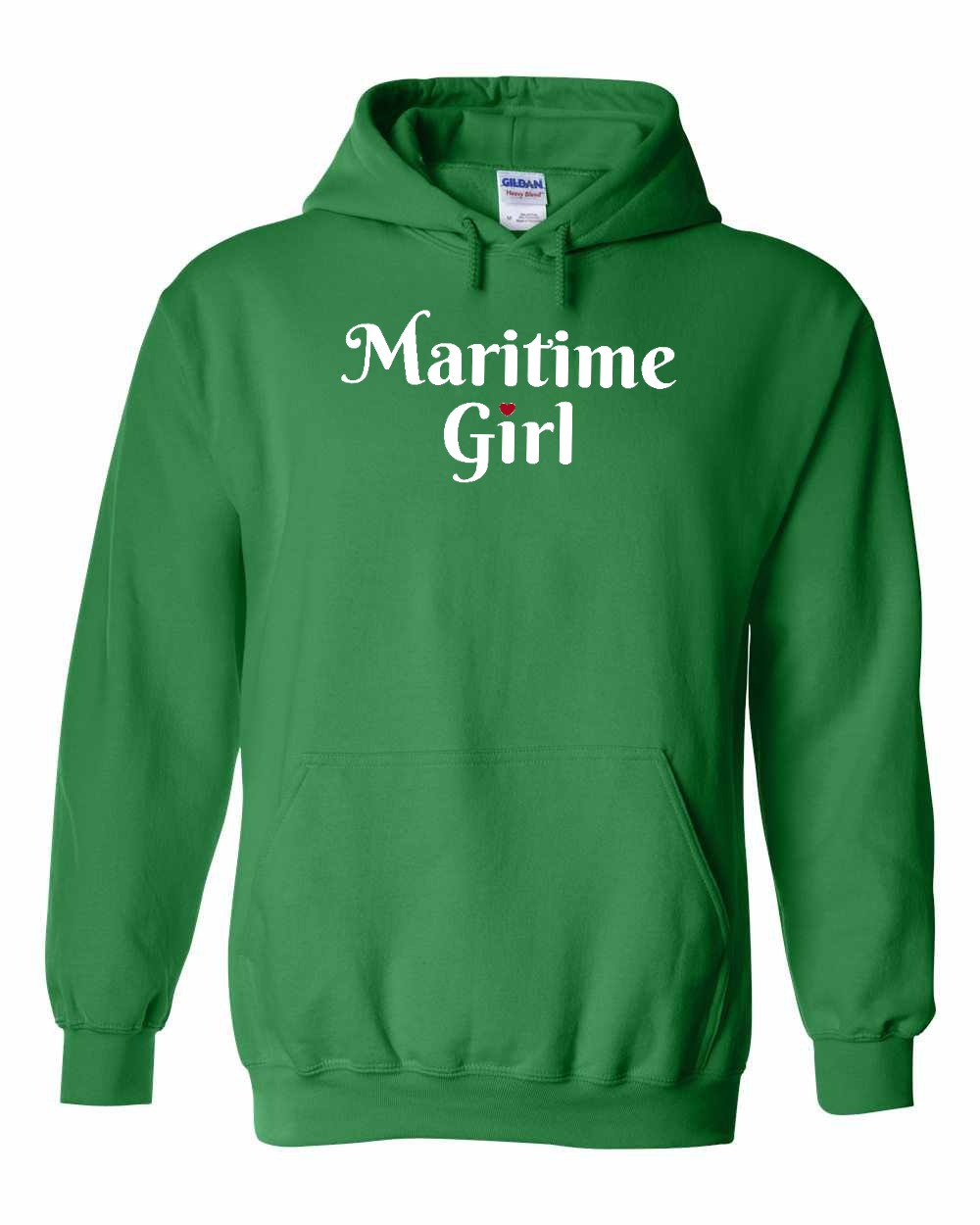 Maritime Girl Heart Dot Pullover Hoodie - Unisex