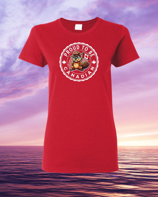 Proud to be Canadian Beaver Tee