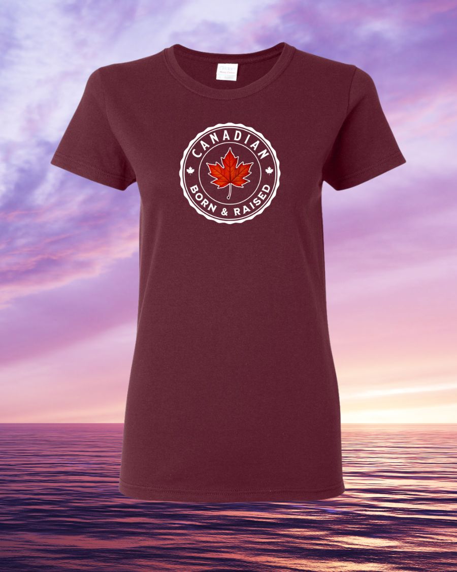 Canadian Born & Raised Women's Tee