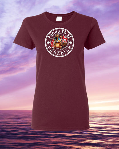 Proud to be Canadian Beaver Tee