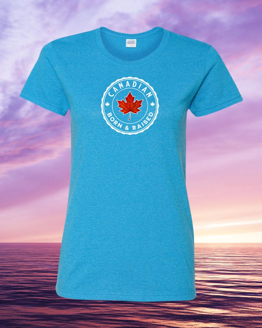 Canadian Born & Raised Women's Tee