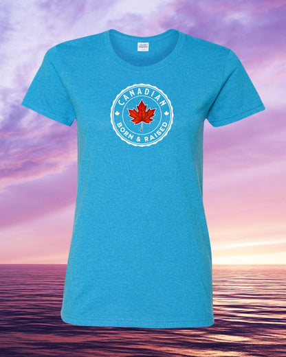 Canadian Born & Raised Women's Tee