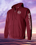 Born & Raised NL Custom Sleeve Zip Hoodie - Unisex