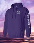 Born & Raised in PEI Pullover Hoodie Left Chest and Sleeve - Unisex