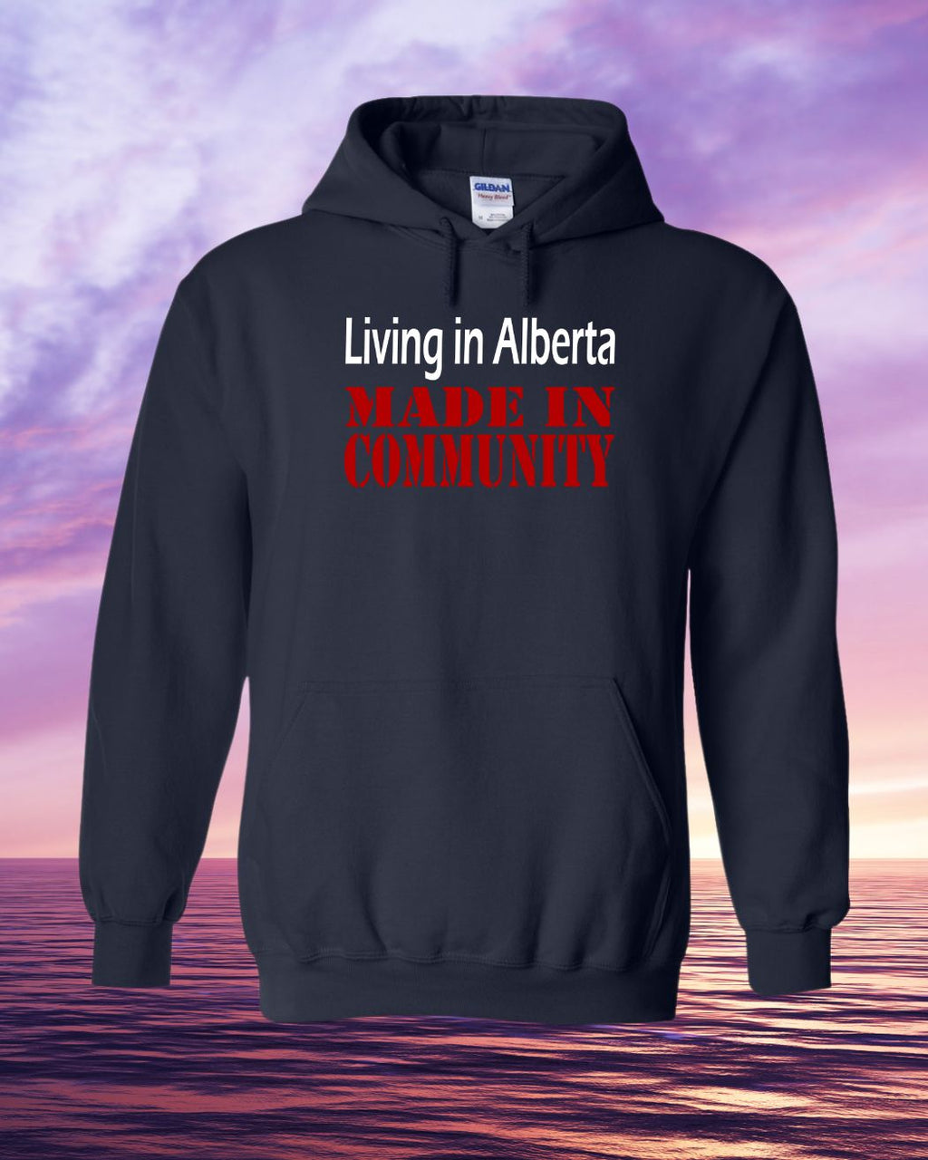 Custom Living In made In - Pullover Hoodie - Unisex