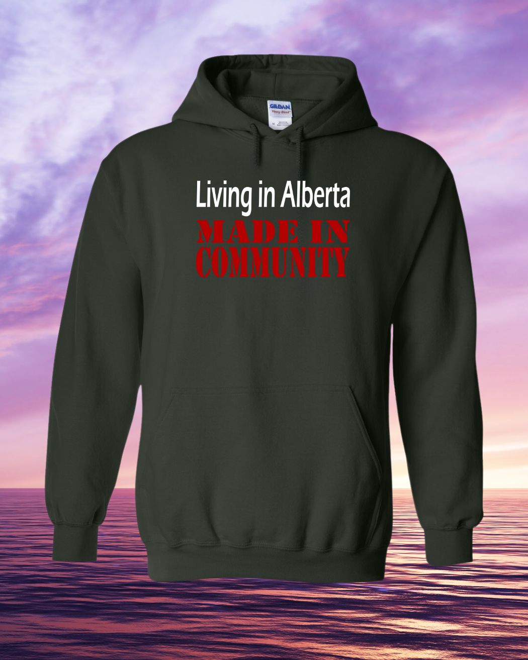Custom Living In made In - Hoodie