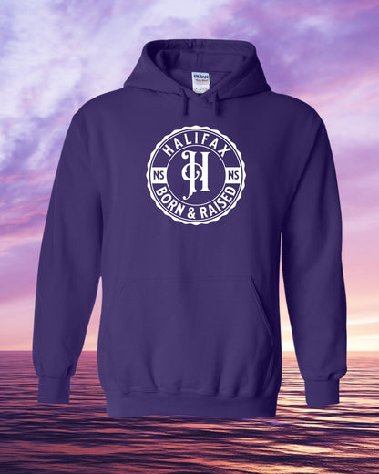 Born & Raised in Halifax Full Front Hoodie