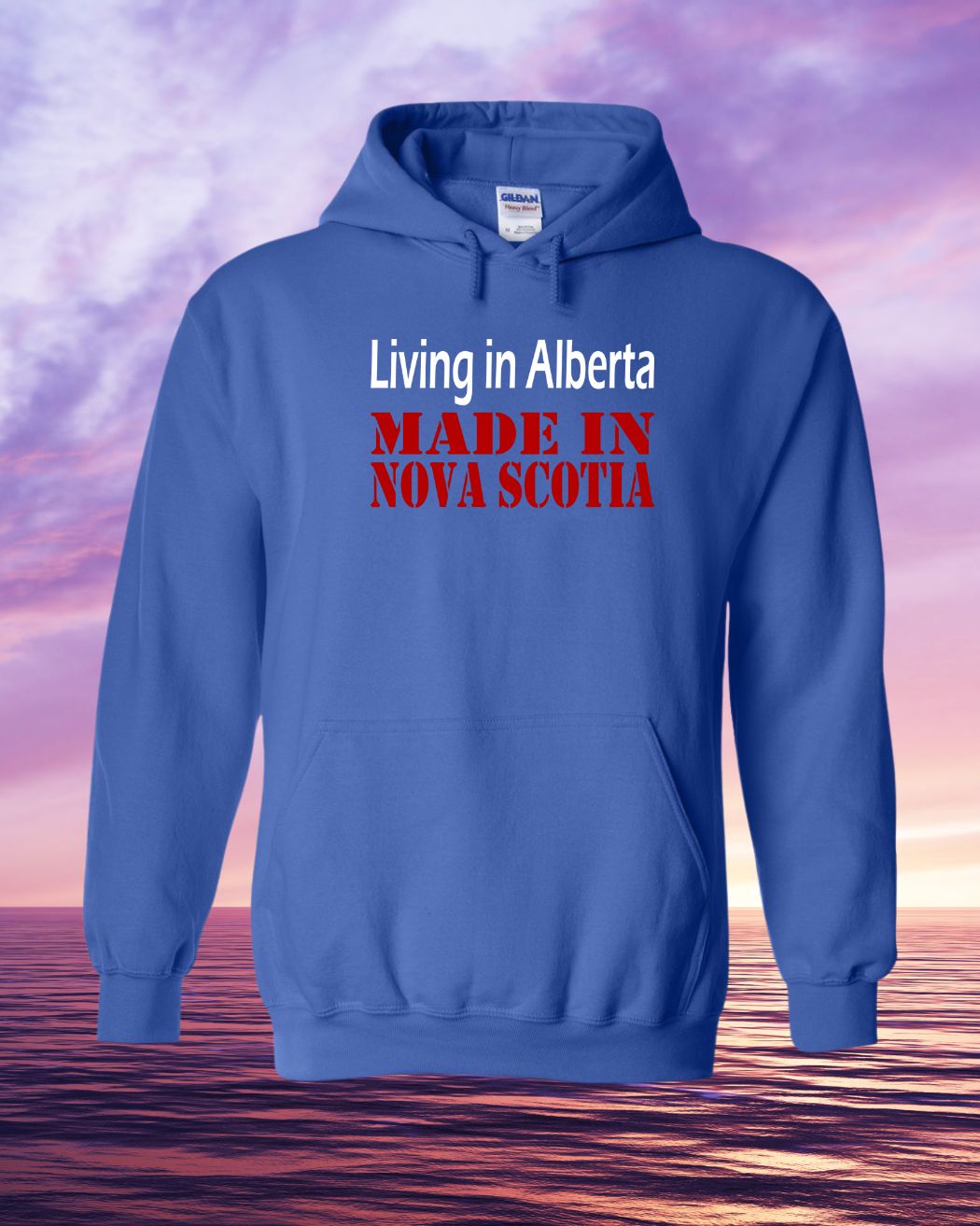 Living in Alberta Made in Nova Scotia Hoodie