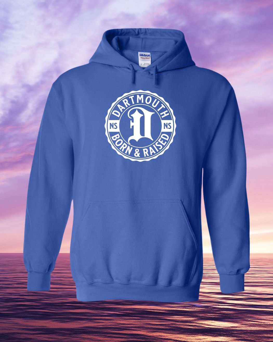 Born & Raised in Dartmouth Full Front Hoodie