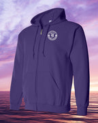 Born & Raised in Halifax left chest Zip Hoodie - Unisex