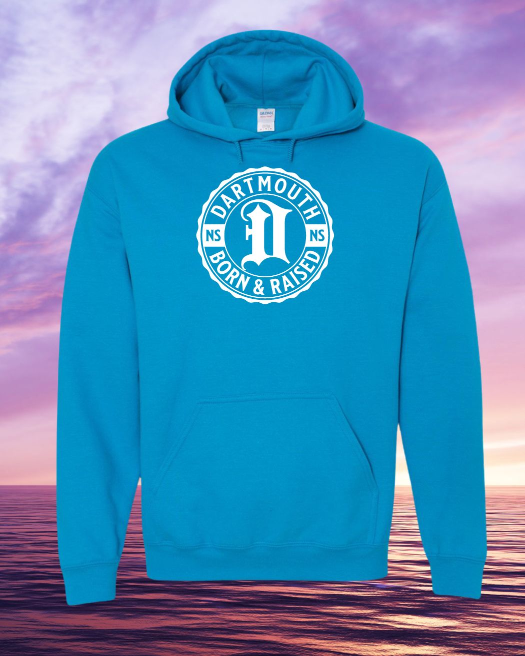 Born & Raised in Dartmouth Full Front Hoodie