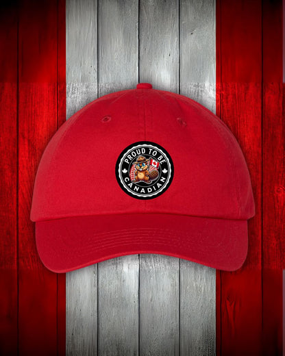 Proud to be Canadian Beaver design Hat