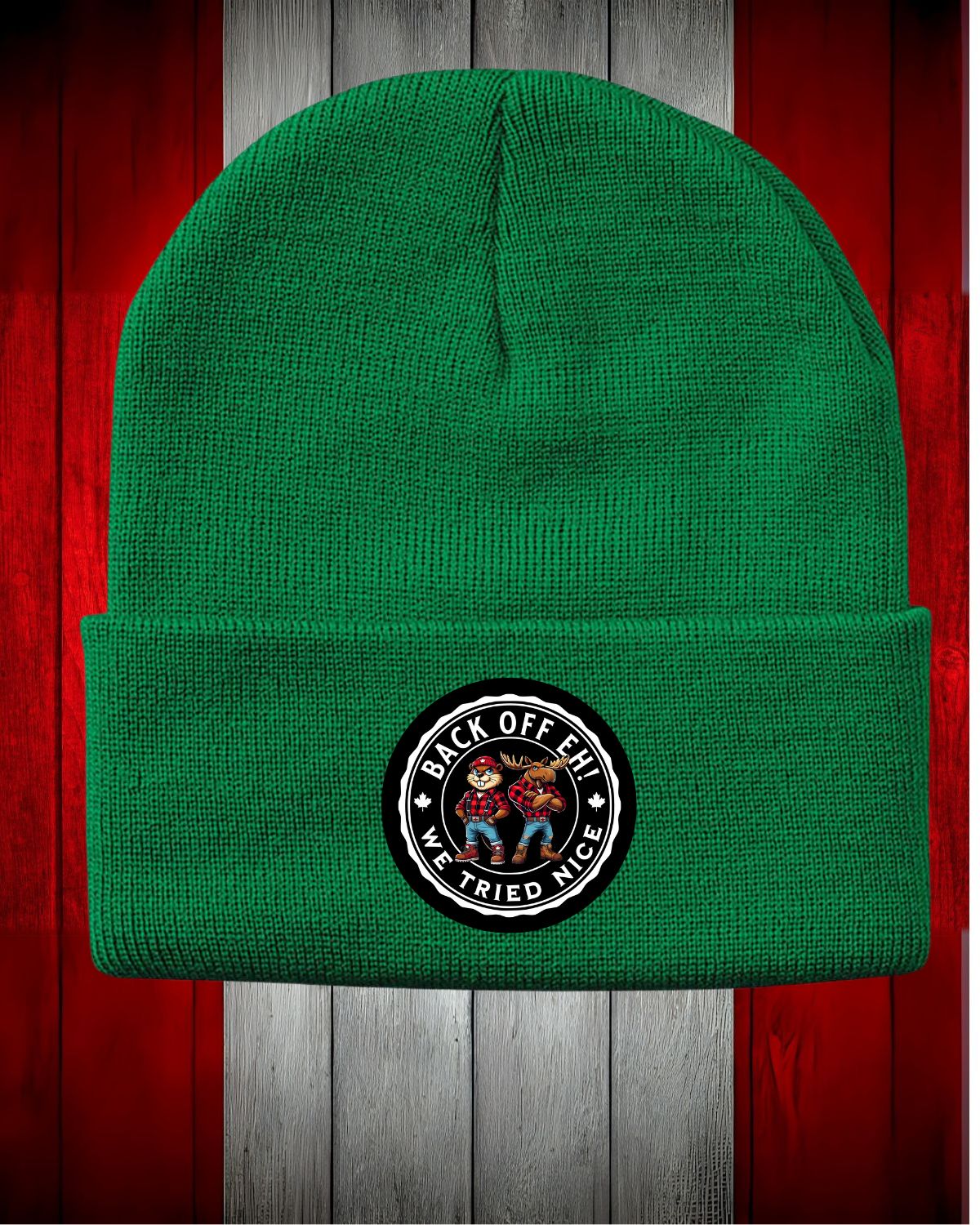 Back Off design Toque