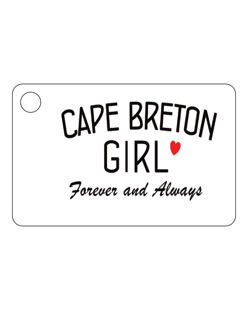 Cb Gril Forever and Always Keychain
