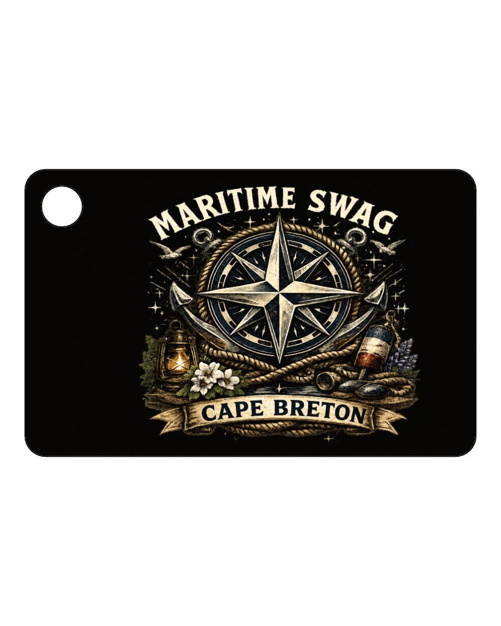 Maritime Swag Cb Compass Keychain