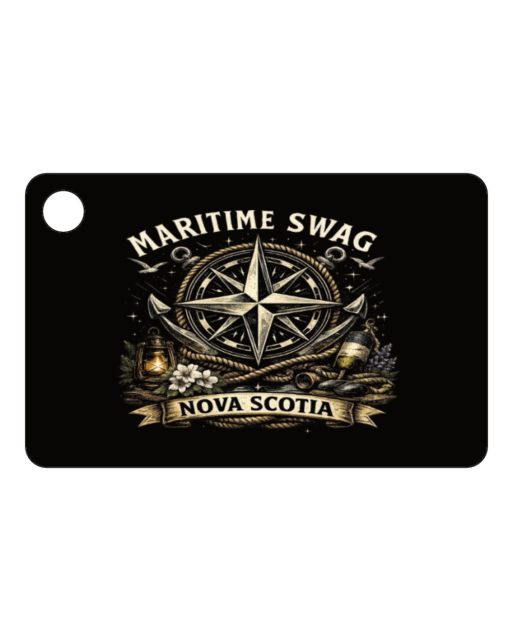Maritime Swag Compass Keychain