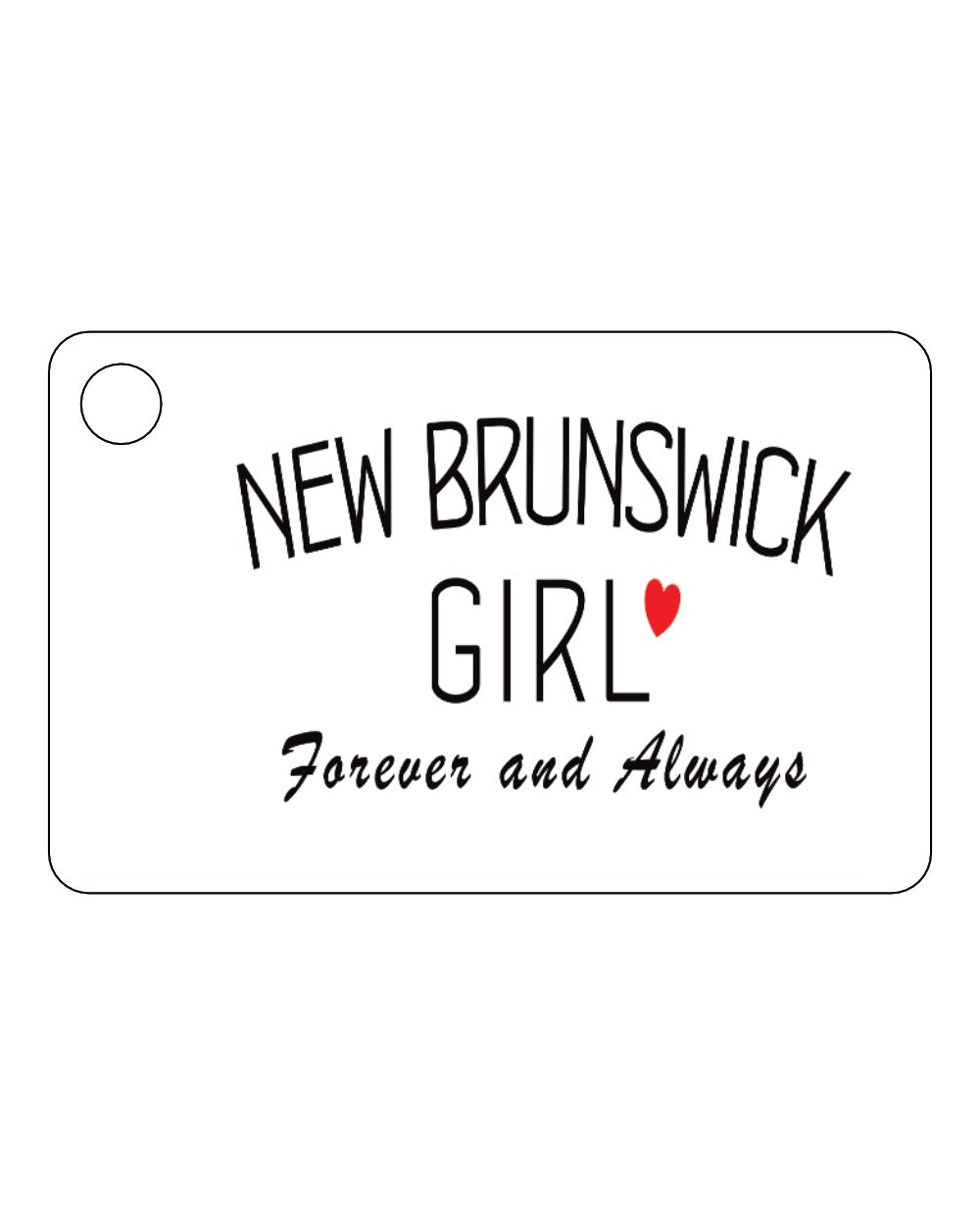 Nb Girl Forever and Always Keychain