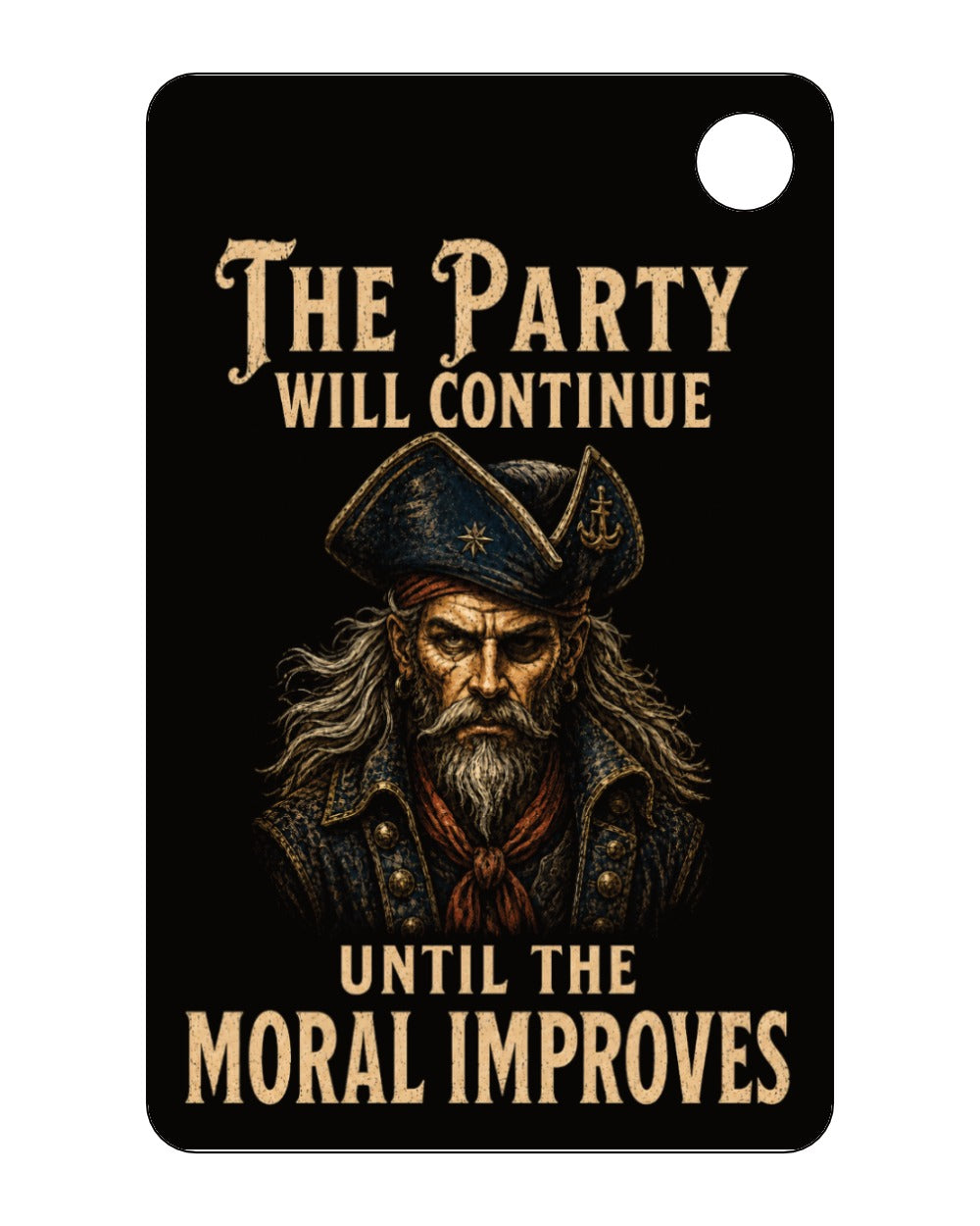 Party Will Continue Keychain