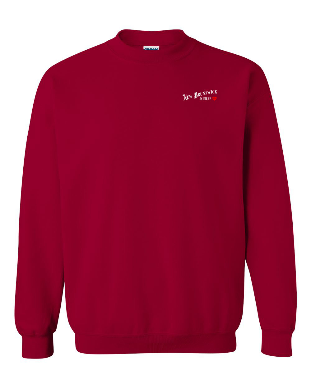 NB Nurse Left Chest and Back Crewneck Sweatshirt
