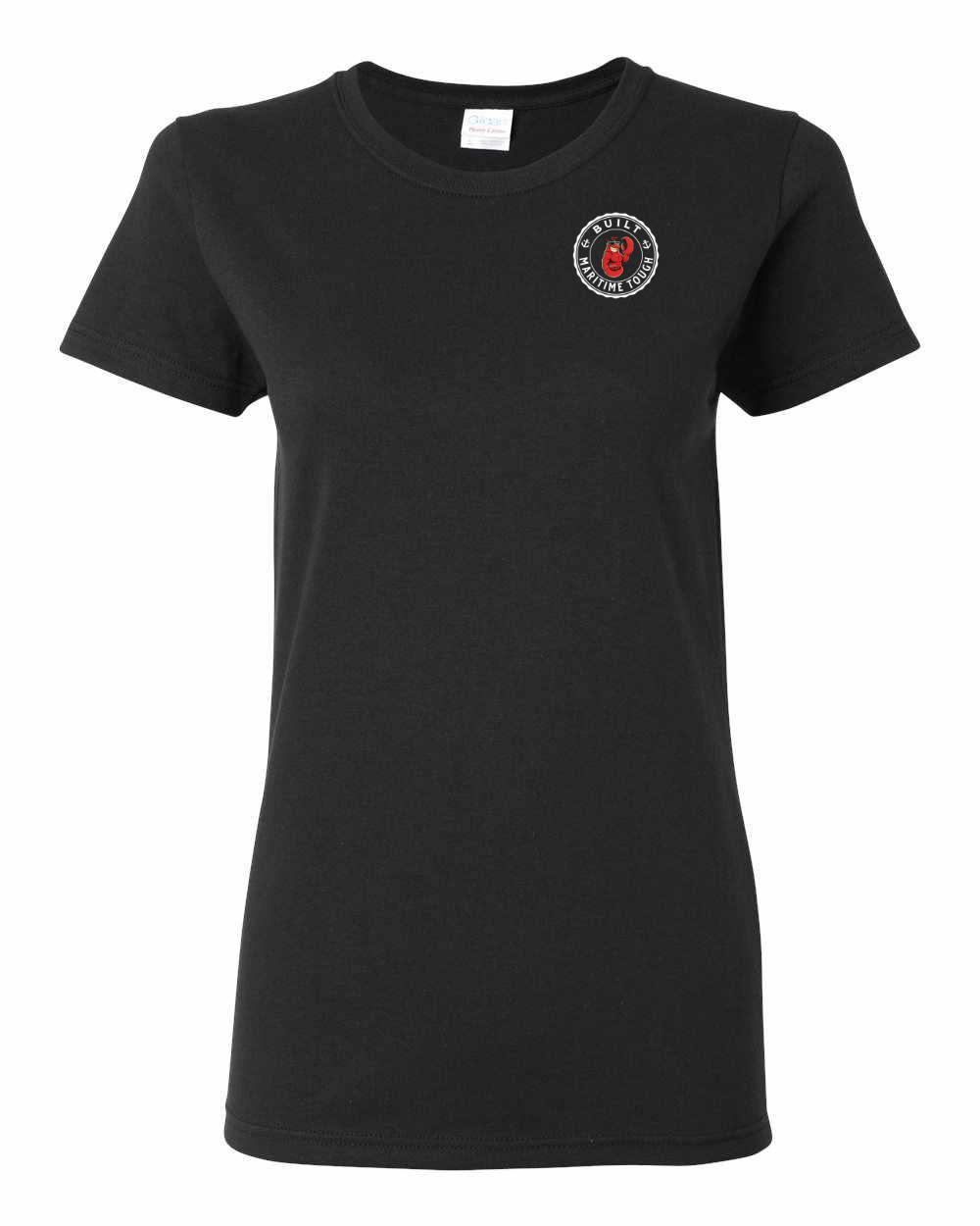 Built Maritime Tough Lobster Left Chest Women's Tee