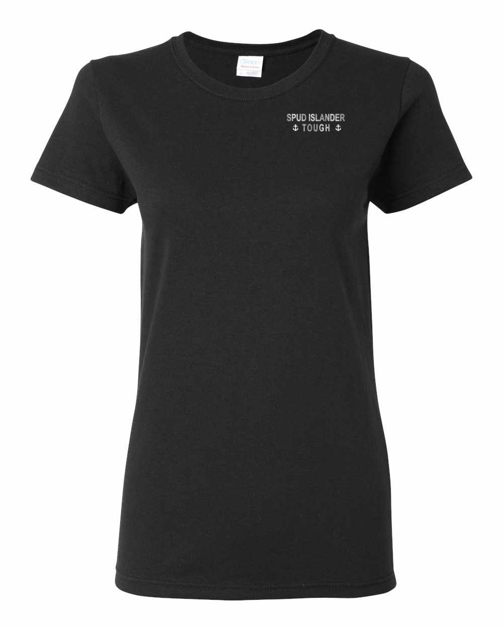 Spud Islander Tough Metal Left Chest and Back Women's Tee