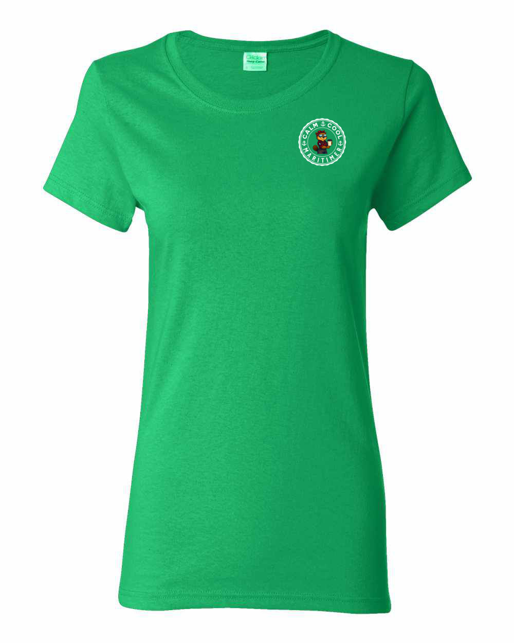 Calm Cool Maritimer Rosie Left Chest And Back Women's Tee