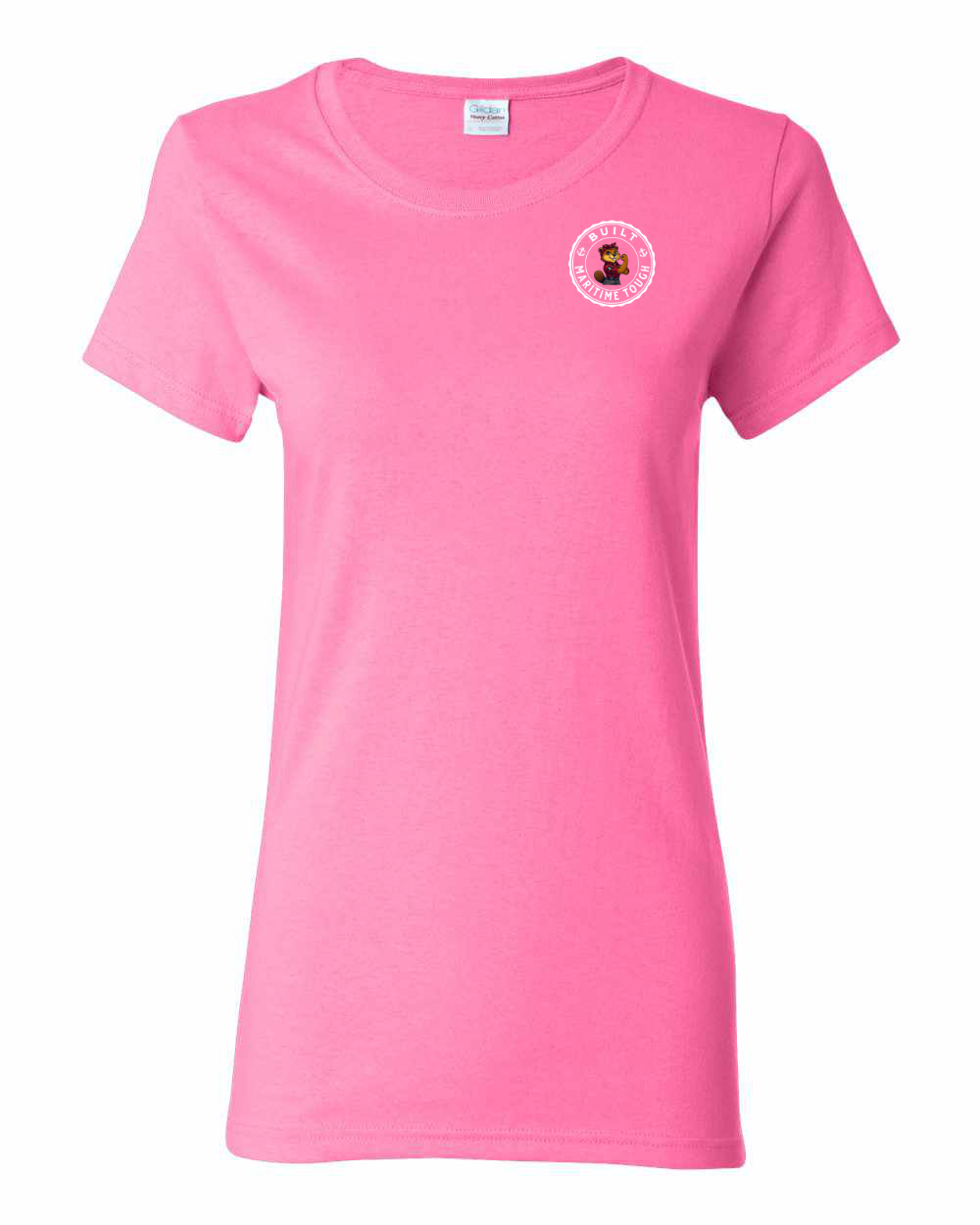 Built Maritime Tough Rosie Left Chest And Back Women's Tee