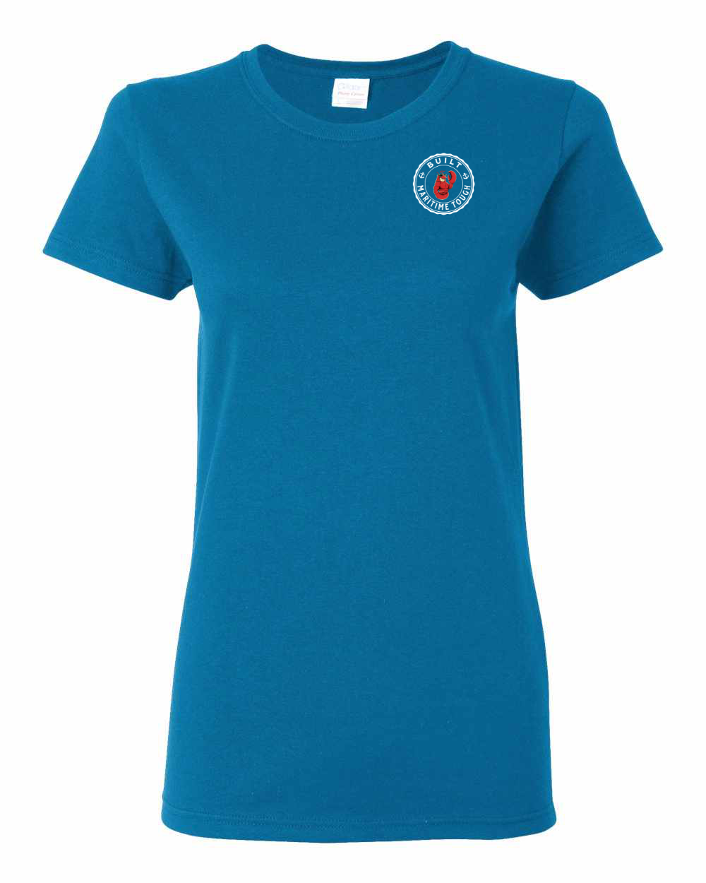 Built Maritime Tough Lobster Left Chest Women's Tee