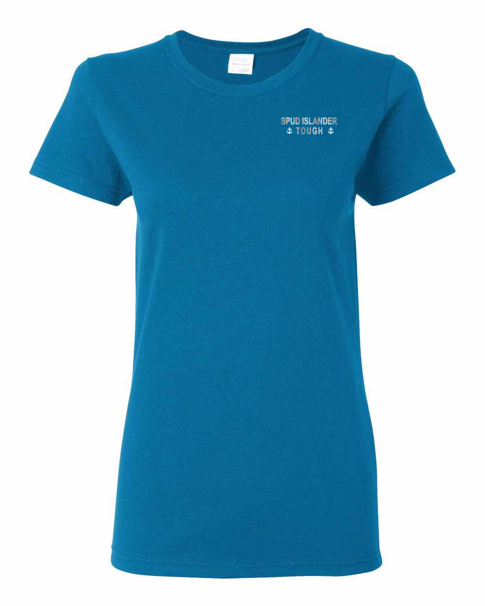 Spud Islander Tough Metal Left Chest and Back Women's Tee