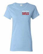 Living Alberta Made in NFLD Left Chest and Back Women's Tee