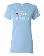 A piece of My heart in NS (Red Heart) Women's Tee