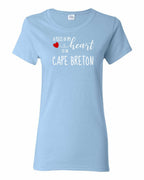 A piece of My heart in CB (Red Heart) Women's Tee