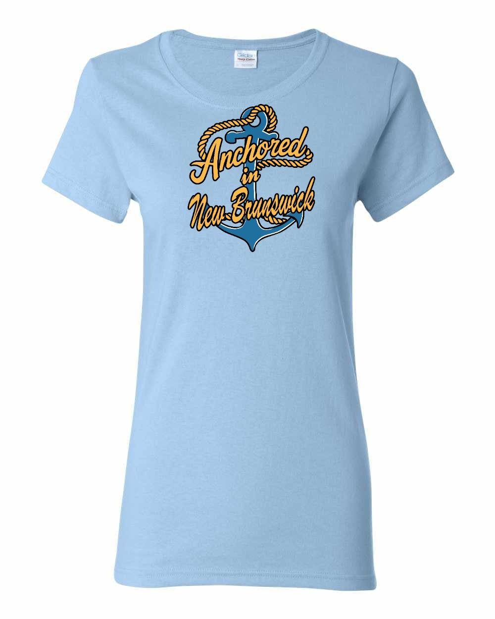 Anchored in New Brunswick Full Women's Tee