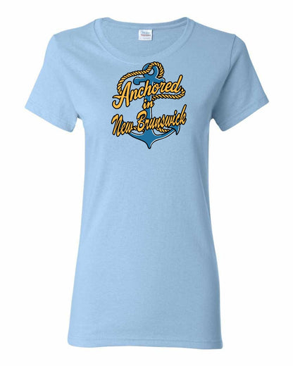 Anchored in New Brunswick Full Women's Tee