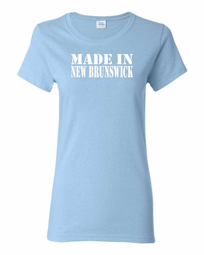 Made In New Brunswick ( White Lettering) Full Women's Tee