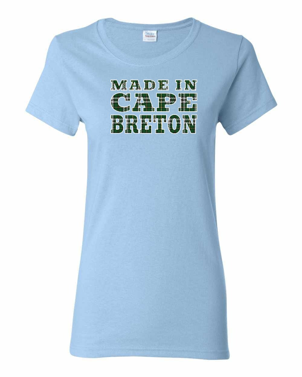 Made In Cape Breton Tartan Full Women's Tee