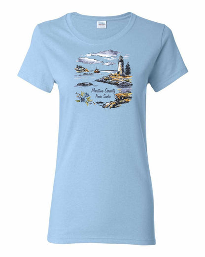 Maritime Serenity Nova Scotia Full womens-tee