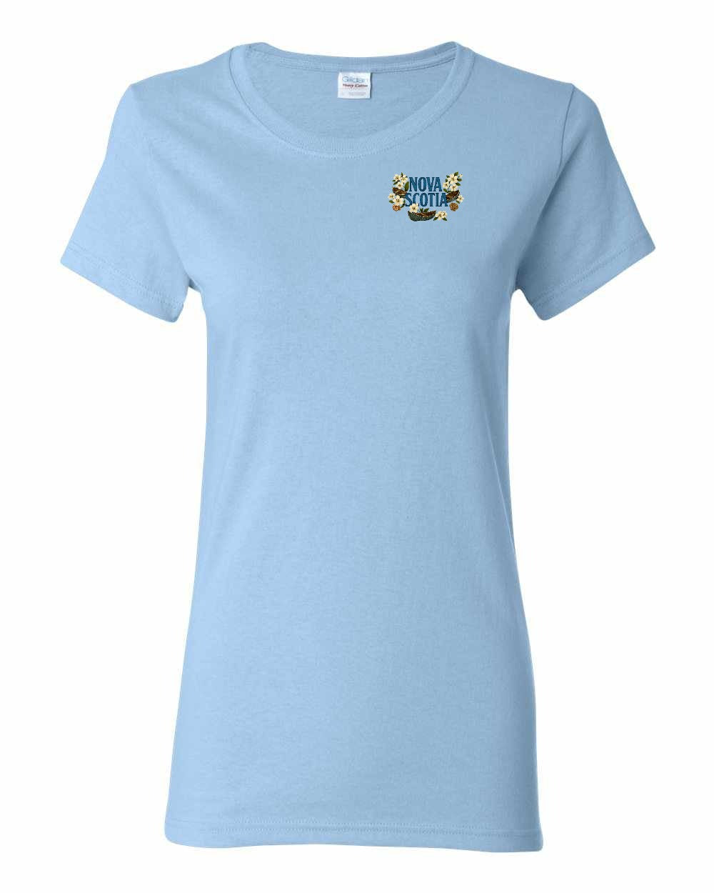NS Flowers Left Chest Women's Tee