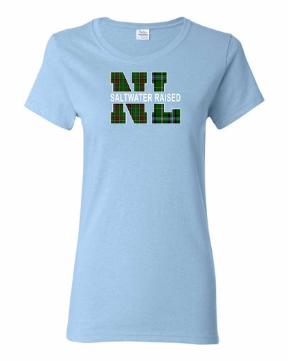 Newfoundland and Labrador Saltwater Raised Full Front Women's Tee