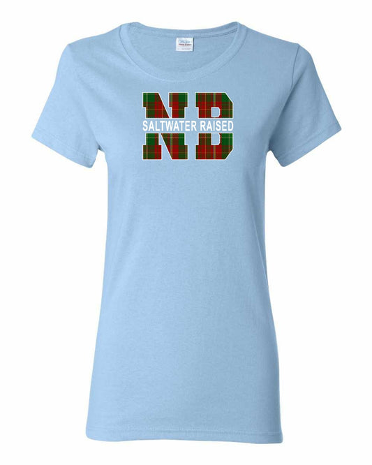 NB Saltwater Raised Full Front Women's Tee Printed NOT STITCHED