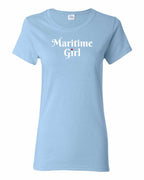 Maritime Girl Heart Dot Women's Tee