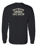 CB Saltwater Raised Sign Left Chest and Back Long Sleeve Tee - Unisex