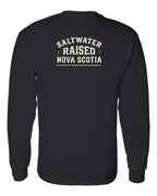 Saltwater Raised NS Sign Left Chest and Back Long Sleeve Tee - Unisex