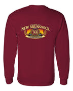 Nb Understand Left Chest and Back Long Sleeve in Cardinal Red - back