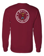 Built Maritime Tough Moose Left Chest & Back Long Sleeve Tee - Unisex