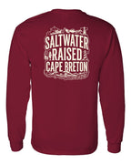 CB Saltwater Raised Folk Left Chest and Back Long Sleeve Tee - Unisex